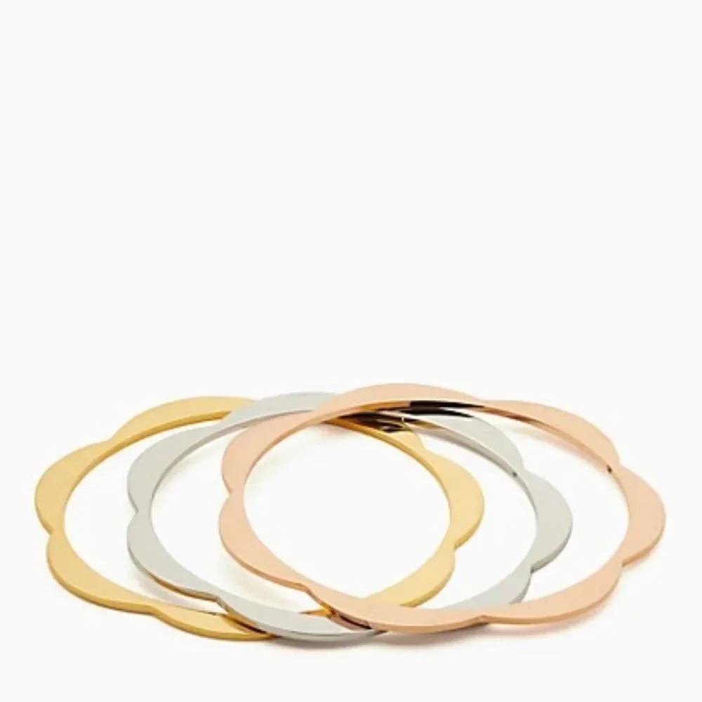 NWT Kate Spade Slender Scallops Bangle Set - Picture 6 of 7